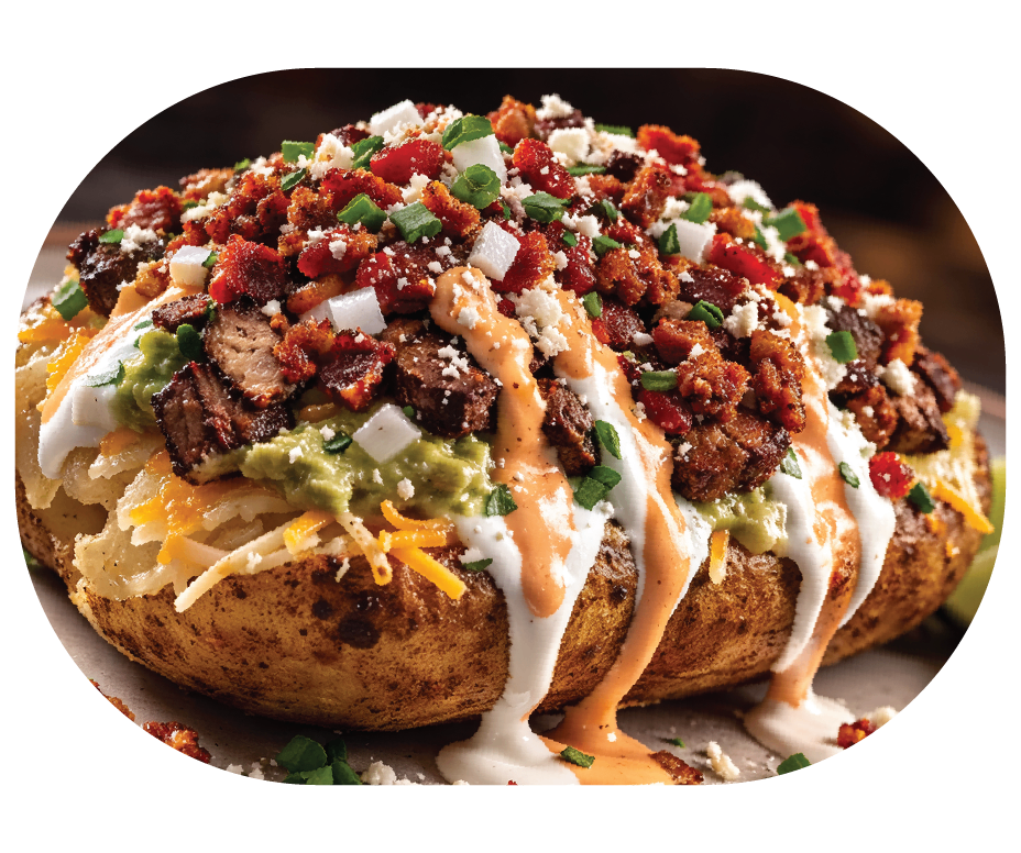 Loaded Idaho potato